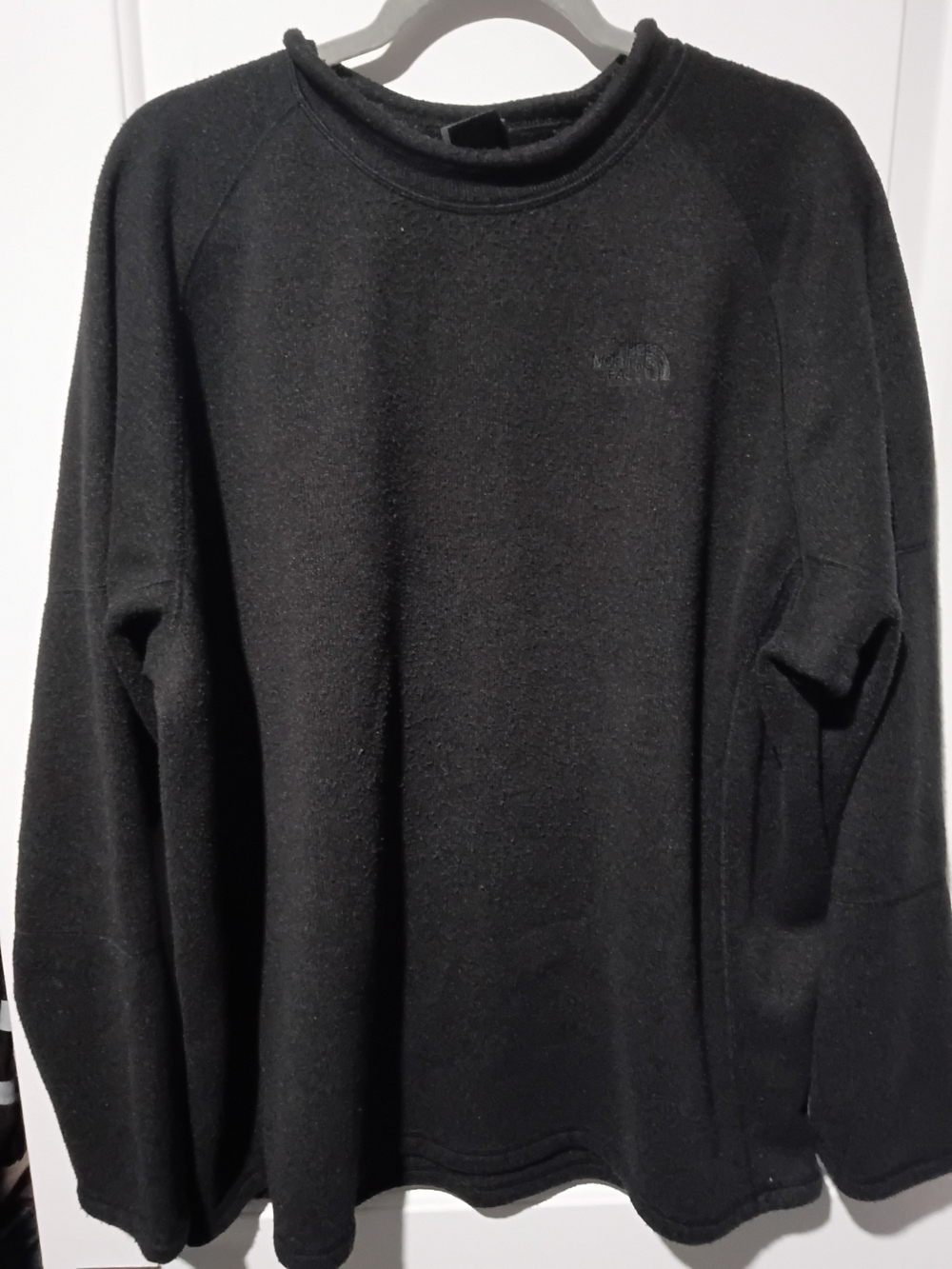 The North Face Men's Black Crewneck Fleece Pullover XXL